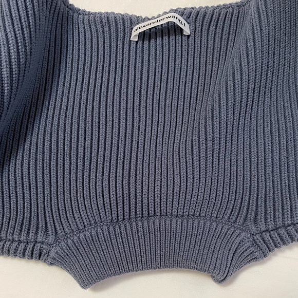 alexanderwang.t cropped crewneck shrug - Picture 4 of 10